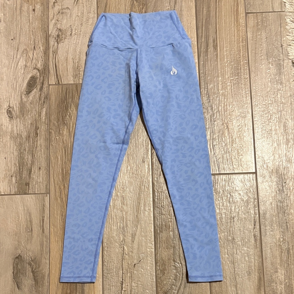 Ryderwear Blue Patterned Leggings